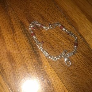 Brighton Red & Silver Bracelet